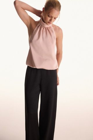 Топ з відкритою спиною 42760-XS-S-pink фото